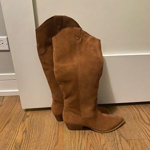 Dolce Vita Suede High Shaft Boots Size 8